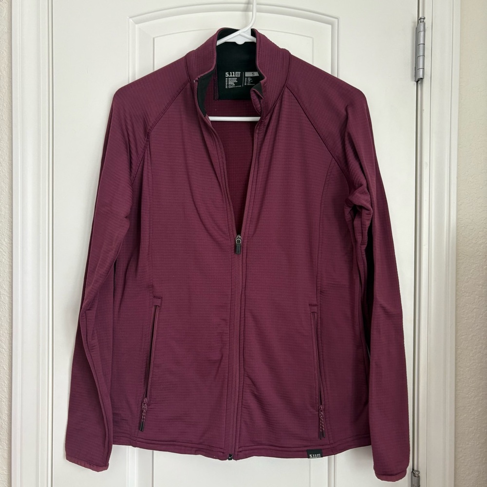 5.11 Tactical Women’s Stratos Night Violet Full Zip Jacket - Size S
